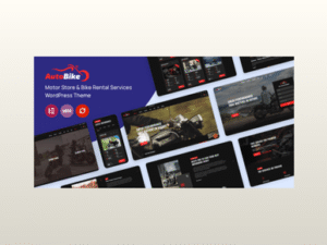 Autobike – Motorcycle Store & Bike Rental Services WordPress Theme