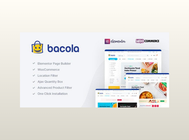 Bacola – Grocery Store and Food eCommerce Theme