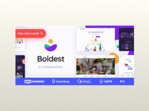 Boldest – Consulting and Marketing Agency WordPress Theme