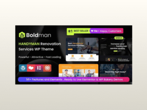 Boldman – Handyman Renovation Services WordPress Theme