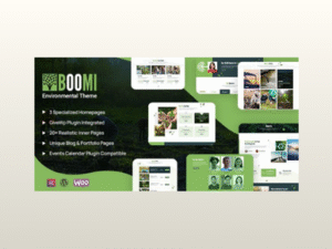 Boomi – Environment & Ecology WordPress Theme