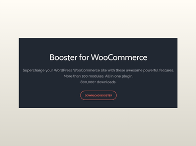 Booster Plus for WooCommerce