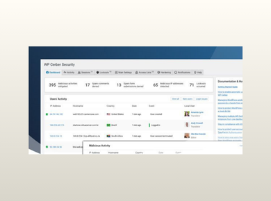 WP Cerber Security Pro – WordPress Security Plugin