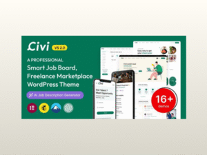 Civi – Job Board, Freelance Marketplace WordPress Theme