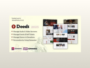 Deeds – The Best Church WordPress Theme