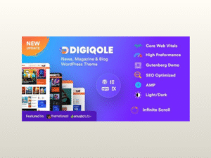 Digiqole – News Magazine WordPress Theme