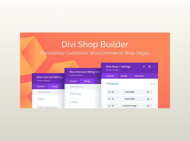 Divi Shop Builder For WooCommerce