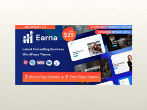 Earna – Business Consulting WordPress