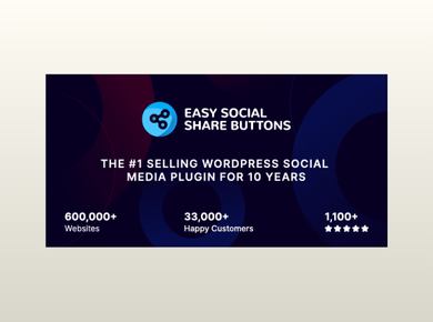 Easy Social Share Buttons for WordPress