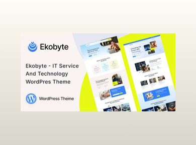 Ekobyte – IT Service & Technology WordPress Theme