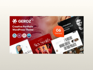 Geroz – Creative Portfolio & Digital Agency WordPress Theme