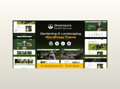 Greenaura – Gardening & Landscape WordPress Theme