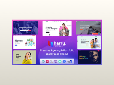Harry – Creative Agency & Portfolio WordPress Theme + RTL