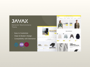 Javax – Elementor WooCommerce Theme