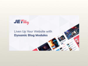 JetBlog – WordPress Blogging Plugin for Elementor