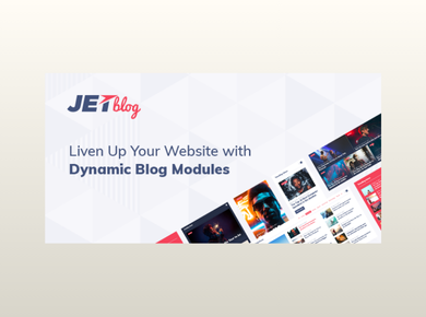 JetBlog – WordPress Blogging Plugin for Elementor