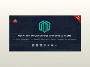 Megatron – Responsive MultiPurpose WordPress Theme