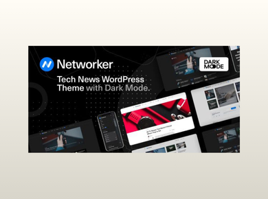 Networker – Tech News WordPress Theme with Dark Mode