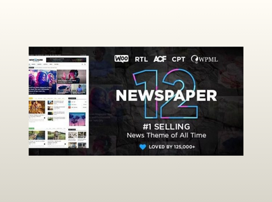 Newspaper – News & WooCommerce WordPress Theme