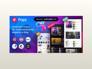 Papr – News Magazine WordPress Theme