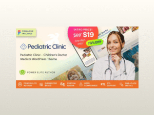 Pediatric Clinic – Children’s & Family Doctor Medical WordPress Theme