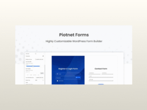 Piotnet Forms Pro – WordPress Form Builder