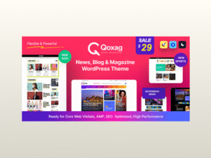 Qoxag – WordPress News Magazine Theme