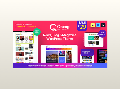 Qoxag – WordPress News Magazine Theme