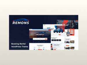Remons – Booking Rental Theme WordPress