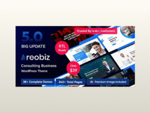 Reobiz – Consulting Business WordPress Theme