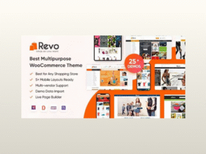 Revo – Multipurpose Elementor WooCommerce WordPress Theme (25+ Homepages & 5+ Mobile Layouts)