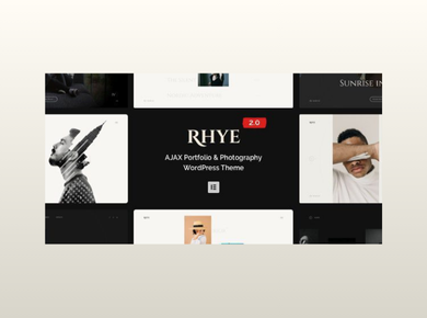 Rhye – AJAX Portfolio WordPress Theme