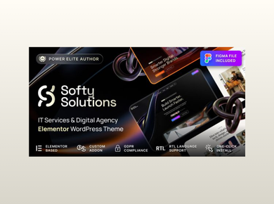 Softy Solutions – IT Services & Digital Agency WordPress Theme