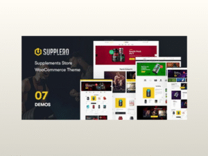 Supplero – Supplement Store WooCommerce Theme