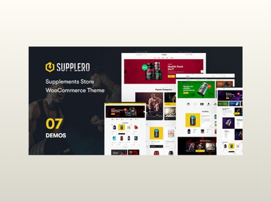 Supplero – Supplement Store WooCommerce Theme