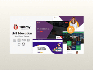 Talemy – LMS Education WordPress Theme