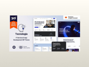 Tecnologia – IT SAAS Software Technology WordPress Theme