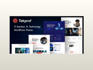 Tekprof – IT Solution & Technology Elementor WordPress Theme