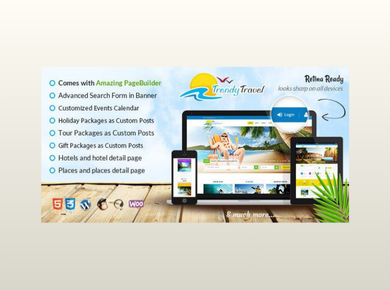 Trendy Travel WordPress
