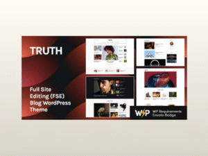 Truth – Full Site Editing (FSE) Blog WordPress Theme