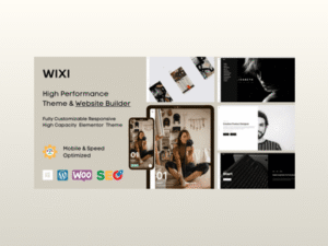 Wixi – Creative Personal Portfolio WordPress Theme