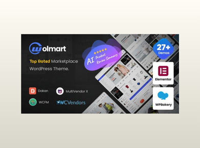 Wolmart – Multi-Vendor Marketplace WooCommerce Theme