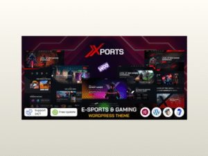 Xports – eSports and Gaming WordPress Theme