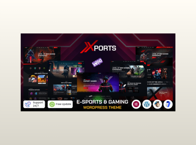 Xports – eSports and Gaming WordPress Theme