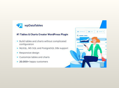 wpDataTables – Tables and Charts Manager for WordPress
