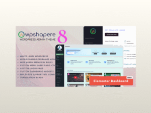 WordPress Admin Theme – WPShapere