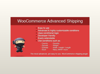 WooCommerce Advanced Shipping