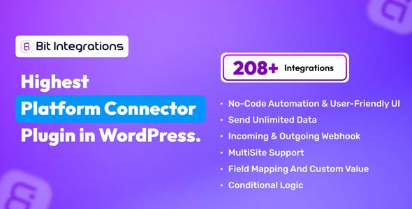 Bit Integrations Pro – Automation Plugin for WordPress