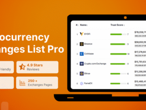 Cryptocurrency Exchanges List Pro - WordPress Plugin