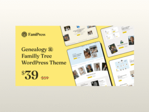 FamiPress – Genealogy & Family Tree WordPress theme